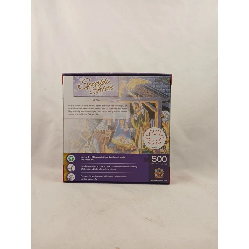 MasterPieces 500 Piece Sparkle Glitter Jigsaw Puzzle-